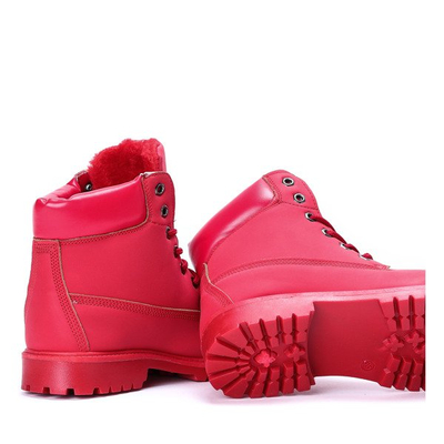 Ocieplane trapery w kolorze czerwonym Rimma - Obuwie