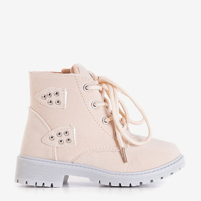 Béžové dievčenské topánky Meridal - Obuv