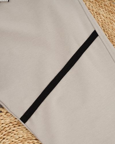 Dámske svetlošedé tepláky - Oblečenie