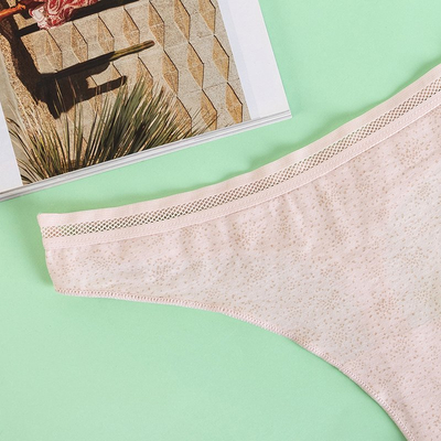 Dámske vzorované tangá 3 / balenie - spodná bielizeň