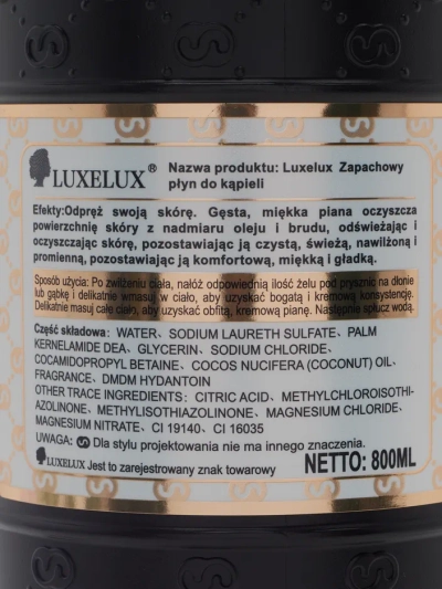 Luxelux Telový sprchový gél Zlatý Classic 800 ml