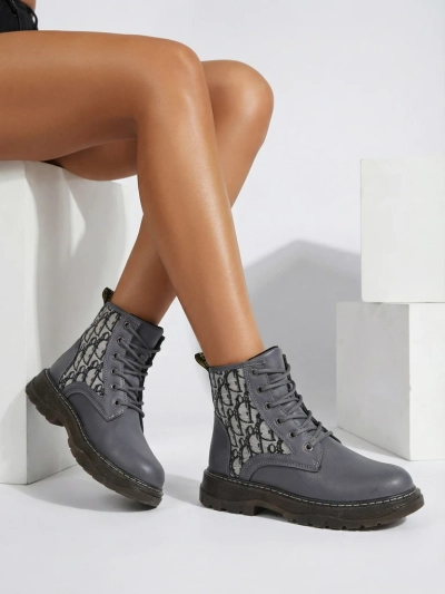 Royalfashion Dámske členkové topánky s potlačou Efrioz