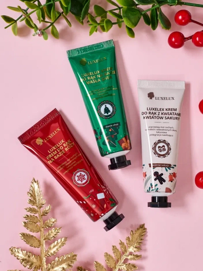 Luxelux vianočný set pleťových krémov z botanickej esencie 25g