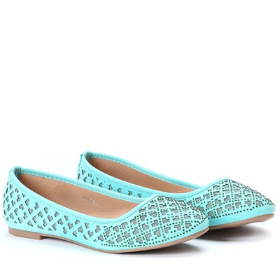 Baleriny w kolorze morskim Seah- Obuwie