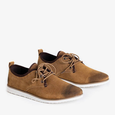 Pánske hnedé semišové topánky značky Naves - Footwear