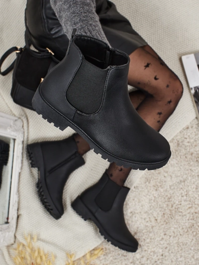 Ženski gležnjarji a'la chelsea iz eko usnja Belmo