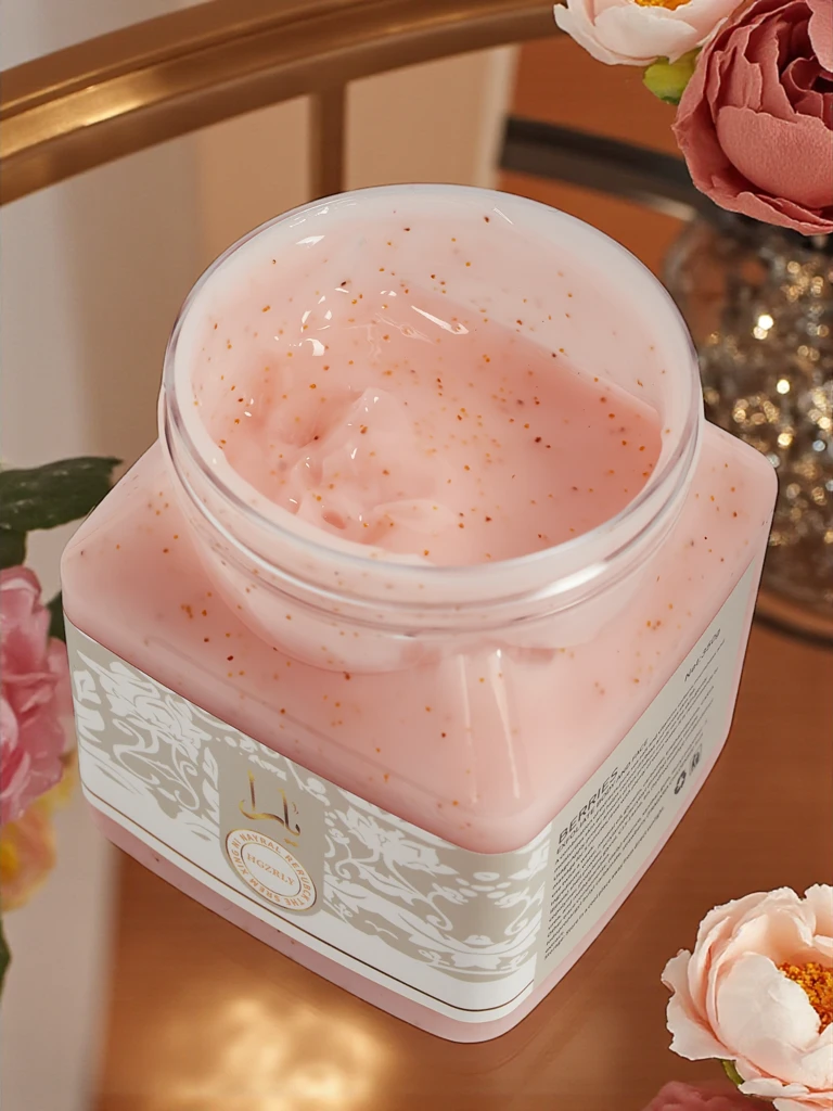 Drobnozrnati piling za obraz in telo Berries