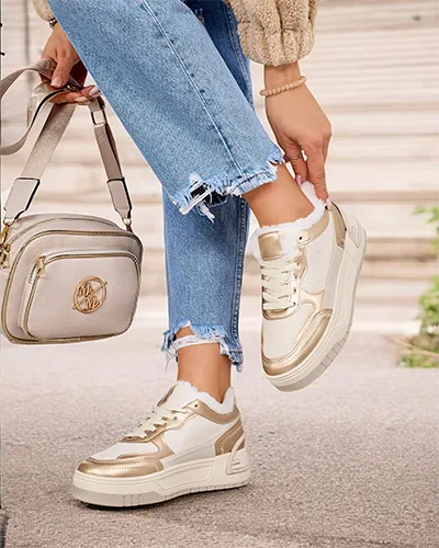 Royalfashion Dámske zateplené tenisky Garres