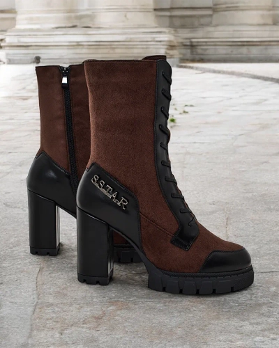 Royalfashion Dámske čižmy na podpätku Worce