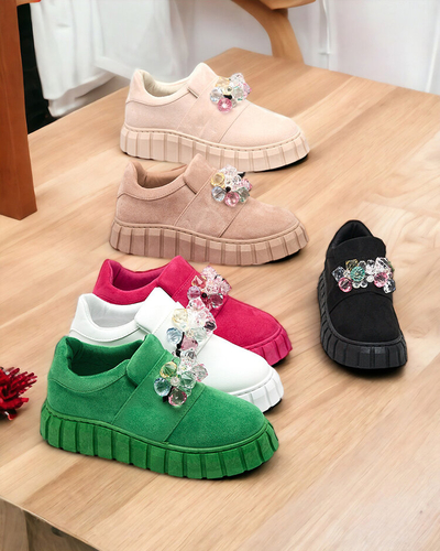 Royalfashion Športové poltopánky s farebnými kamienkami Resinello