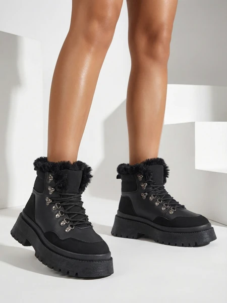 Dámske zimné topánky na šnúrky Royalfashion Qiroz