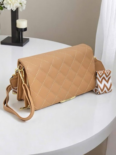 Royalfashion Multifunkčná prešívaná peňaženka na remienku Multi Culti