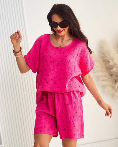 Royalfashion Dámsky bavlnený letný set