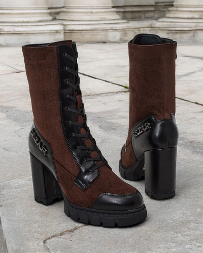 Royalfashion Dámske čižmy na podpätku Worce