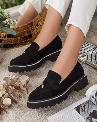 Royalfashion Dámske mokasíny so zirkónmi Ali