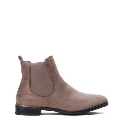 Sztyblety w kolorze khaki Lisa- Obuwie