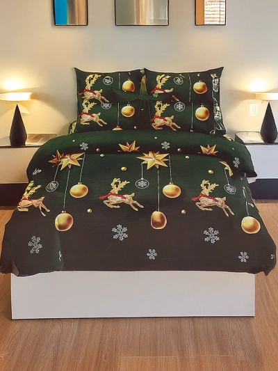 Royalfashion vianočný posteľný set 160x200 kompletný 3-ČASTI
