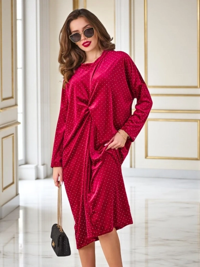 Royalfashion Dámske šaty s naberaním