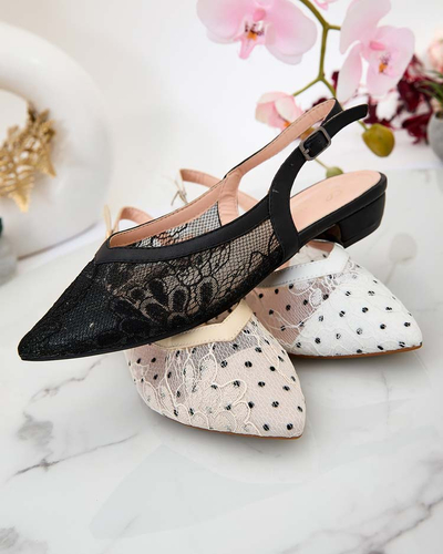 Royalfashion Dámske a'la balerínky s čipkou Benoce