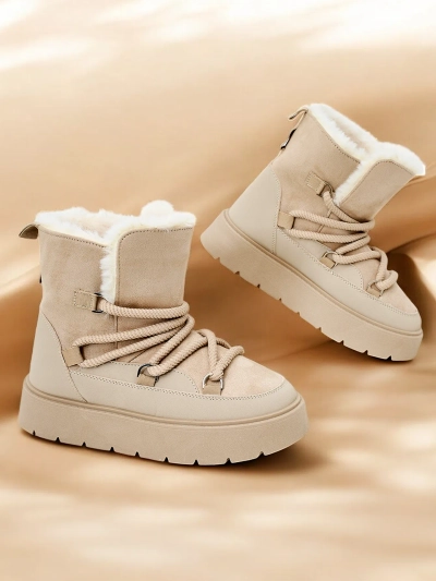 Dámske zimné čižmy so šnurovaním Royalfashion Liloz