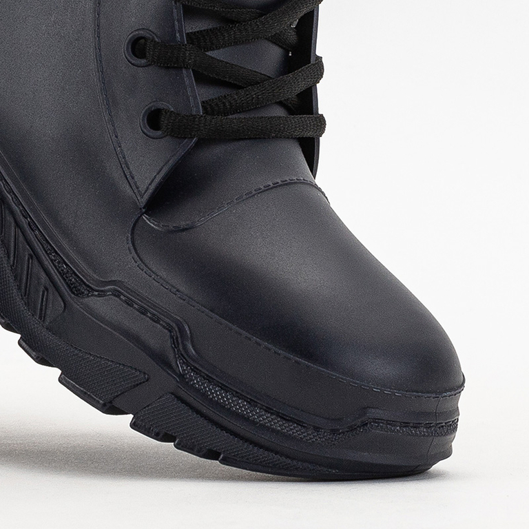 Dámske tmavomodré čižmy a'la gumáky Aiax - Obuv