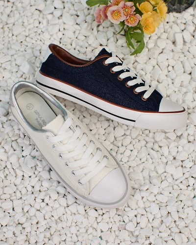 Royalfashion Navy Blue Dámske tenisky Gumpy