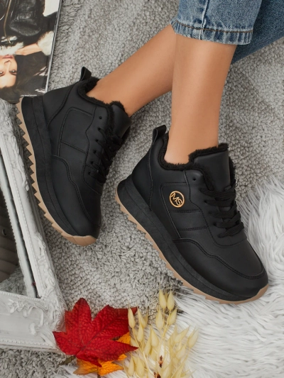 Royalfashion Zateplené dámske tenisky s kožušinou Casot