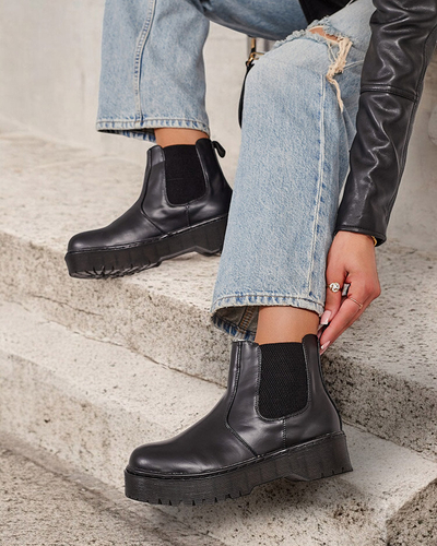 Royalfashion Dámske čižmy Movitas z eko kože