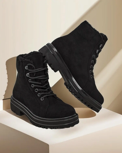 Dámske členkové topánky Royalfashion Vesot s priečnou šnurovaním