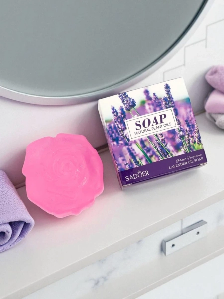 Royalfashion Glycerínové mydlo v tvare kvetu Avokádo