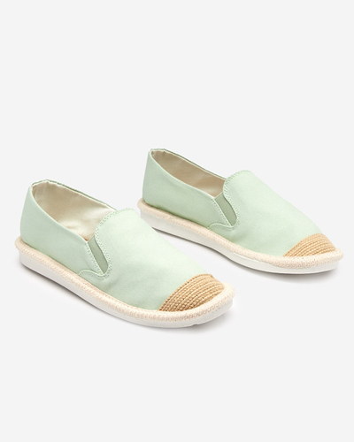 Mentové dámske espadrilky Joll- Footwear