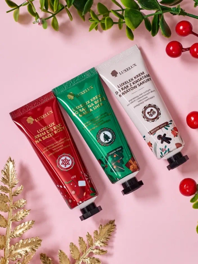 Luxelux vianočný set pleťových krémov z botanickej esencie 25g