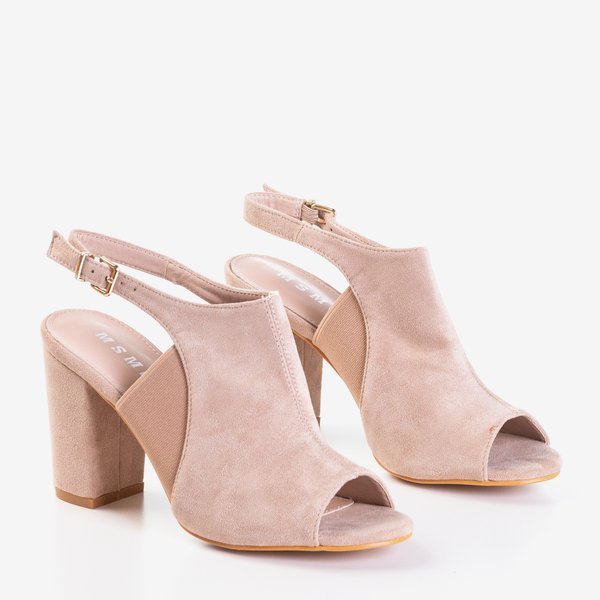 Sandále na vysokom podpätku Bartom - Obuv