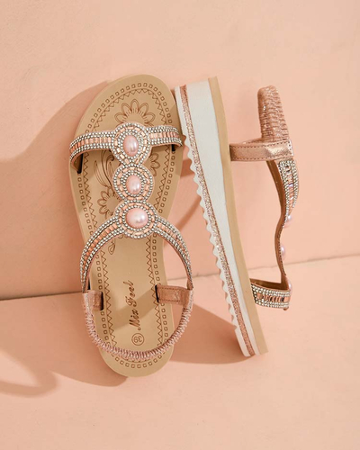 Royalfashion Dámske sandále Obrisas zirconia