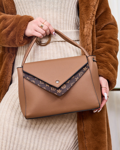 Royalfashion Hnedá dámska kabelka