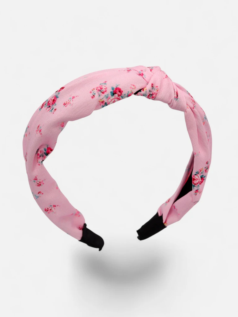 Royalfashion Naglavni trak za lase s prepletanjem v cvetove