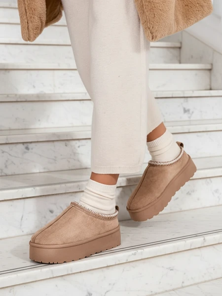 Royalfashion Dámske krátke čižmy Zommy a'la snow boots