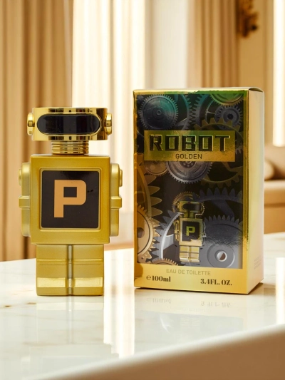 Navdihnjena parfumska voda za moške Golden Robot