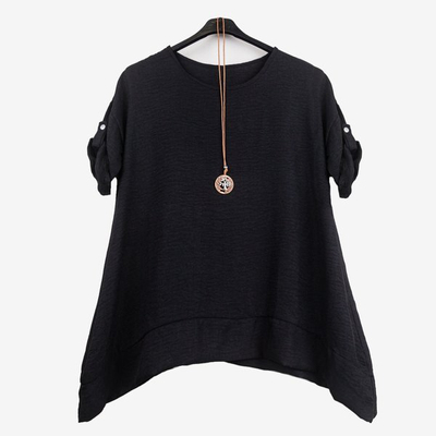 Černá tunika pro ženy - Halenky 1