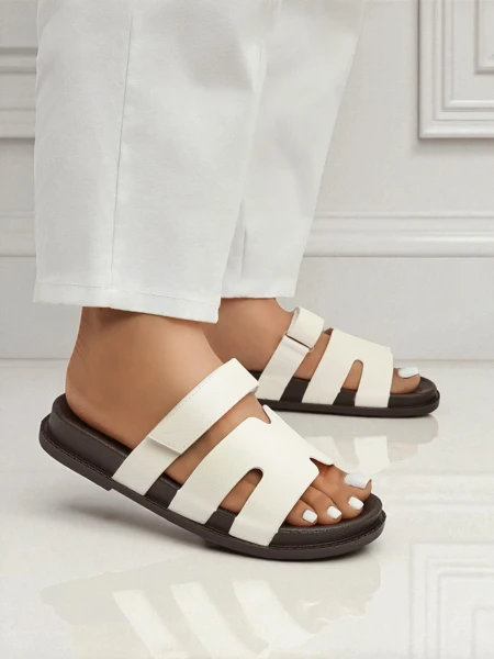 Royalfashion Dámske šľapky z eko kože ReppiFlex