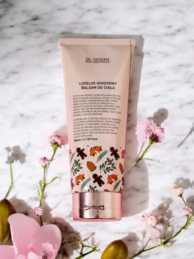 Luxelux vianočný telový balzam s kokosovou vôňou 300 ml
