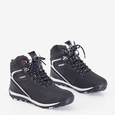 OUTLET Dámske čierne snehové topánky od Nister - Footwear
