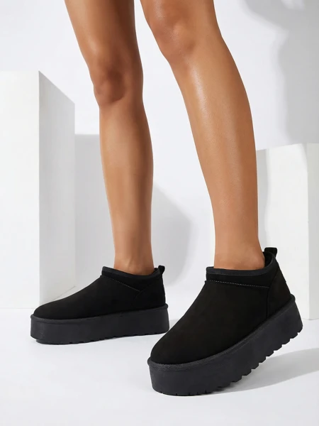 Royalfashion Dámske krátke čižmy a'la snow boots Ozozi