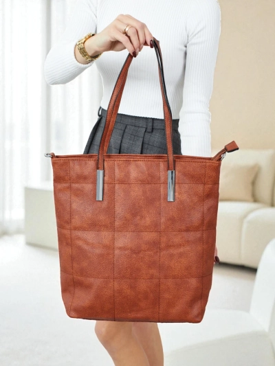 Ženska shopper torbica iz eko usnja Tessira