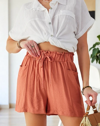 Royalfashion Dámske viskózové šortky