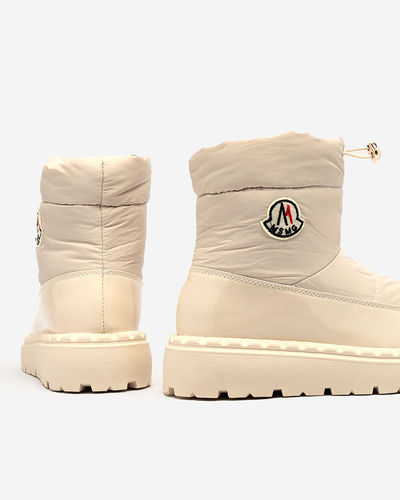 Royalfashion Dámske snehulky v krémovej farbe Ireda