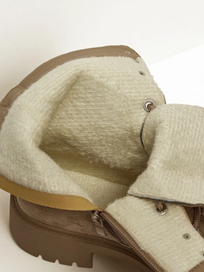 Eko semiš vezani ženski gležnarji Ferlyne