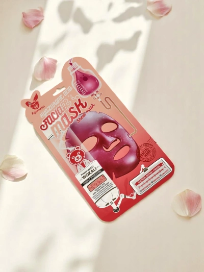 Maska na tvár s kyselinou hyalurónovou, ktorá upokojuje a spevňuje