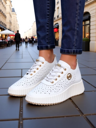 Royalfashion dámske perforované športové tenisky Jovenes