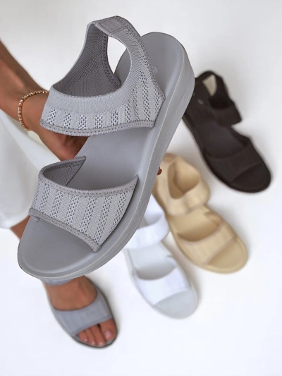 Royalfashion Ženski sandali z debelejšim podplatom Viva Flex